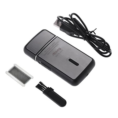 Bärbar Elektrisk Rakapparat för Män Folie Slim Shaver USB Uppladdningsbar Resa Hem