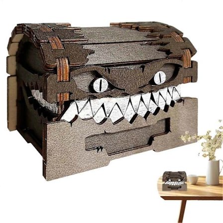 Terningeopbevaring Trækiste Terningeboks Organizer, Bordplade Terningeholder Etui med Høj Kapacitet Til Hjem Og Rejse (sh)