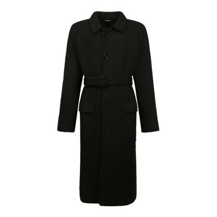 Dolce & Gabbana, Cappotto Zwart, Heren, Maat:M,wol