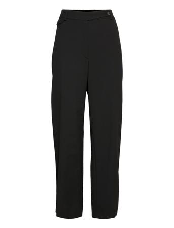 Sydneykb Straight Pants Bukser Med Lige Ben Sort Karen By Simonsen