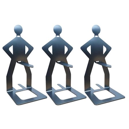 Rolig BBQ Pølseholder, Rustfri Pølserister, Grilltilbehør Barbecue Hot Dog Stativ for Camping Utendørsfester_Billige gaver 3 stk