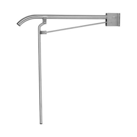 Beslag Design Futura 40130 Toalettarmstöd med stödben, Badrum