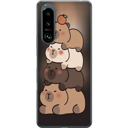 Kompatibelt Mobilskal till Sony Sony Xperia 5 III Capybara Kawaii Gullig Djur Figur