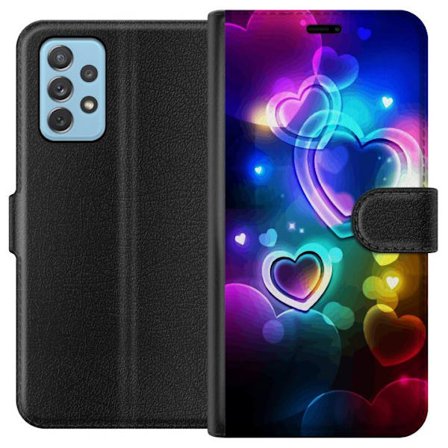 Yhteensopiva Lompakkokotelo Samsung Samsung Galaxy A72 5G NeonRakkaus
