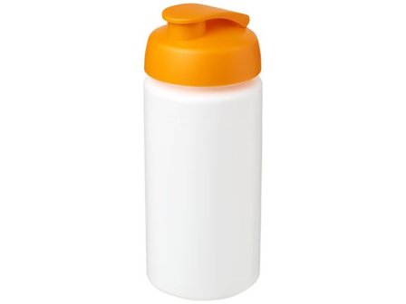 Vattenflaska grip & fliplock vit/orange 500ml - Lyreco - Profilsortiment - Sport och fritid - Sportflaskor