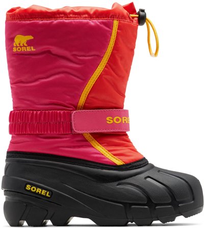 Sorel Youth Unisex Youth Flurry lasten talvikengät, punainen