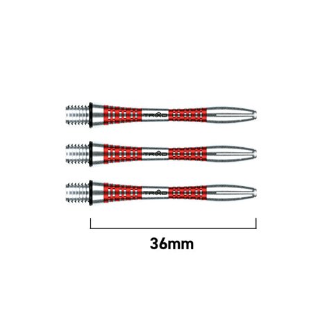 Winmau Triad Aluminium Short Dart Shafts | Winmau.com Short / Red