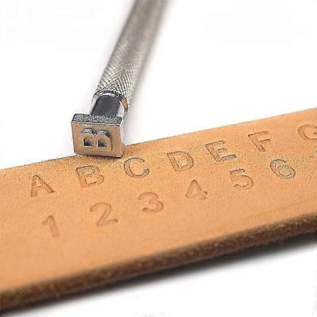 36 kpl Metalliset Nahka Aakkosten Kirjaimet Numerot Ly m ty kalut DIY Nahkaty kalut Leima Ly m ty kalu Sarja Nahka Metalli Painatus Muotti