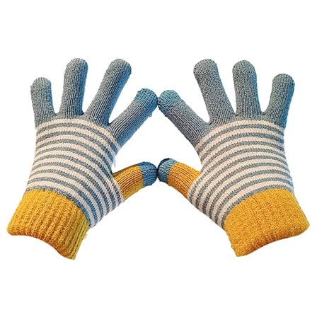 Varme vinterhansker, myke, komfortable elastiske mansjetter for kvinner