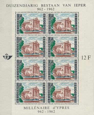 Belgien 1962 - OBP 1305 - Miniark - Postfrisk