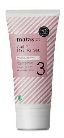 3 for 2 - Matas Striber Curly Styling Gel 200 ml, Hår, Hårstyling, Krøllet Hår