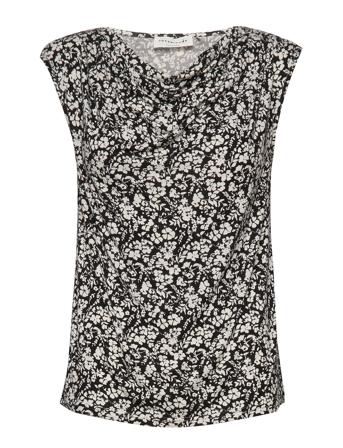 Viscose T-Shirt Bluse Ærmeløs Multi/mønstret Rosemunde