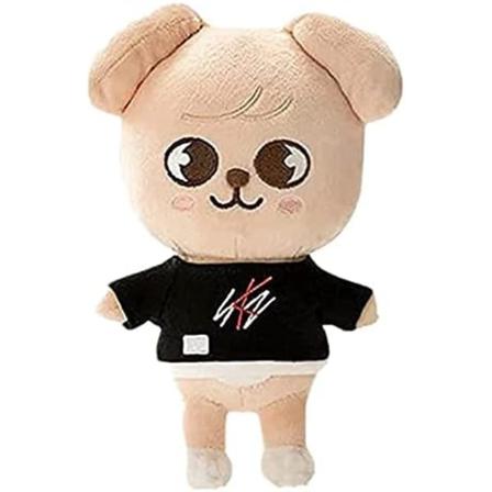 Plush Stray Kids plysjdyr Kawaii Skz plysj tegneserie Anime myk utstoppet plysj søt dukke (Bbokari) (hund)