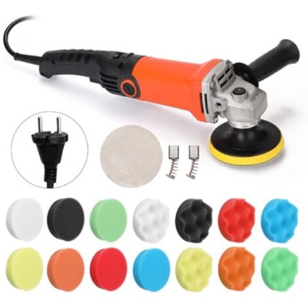 1200W 220V Säädettävä Nopeuksinen Sähköinen Auton Kiillotuskone Vahauskone Automaattinen Huonekalujen Kiillotustyökalu