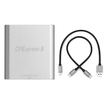CFexpress-kortläsare Bärbar USB 3.1 Gen 2 10 Gbps CFE B Minneskortsläsare Typ C