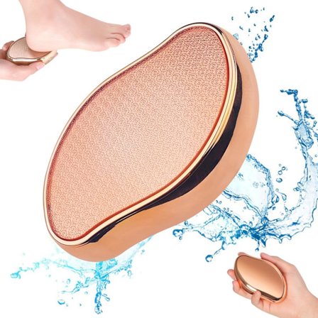 Nano glass callusfjerner, 2-i-1 callusfil for pedikyr, callusfjerning fot, profesjonell callusplan, fotfil for våte og tørre hard hud, fot