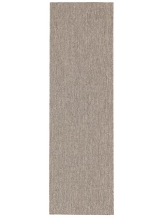 Indoor/Outdoor Rug Plain (Single Colored) Washable Small Cameron - Brown 80X300 Scandinavian Style