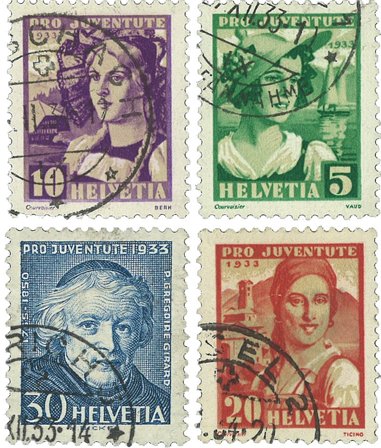 Schweiz 1933 - MICHEL 266/69 - Stemplet