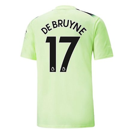 22-23 Manchester City Udebanetrøje nr. 17 Kevin De Bruyne Trøje