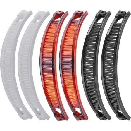 6 stk Bananhårspenner - Stil og funksjon i ett