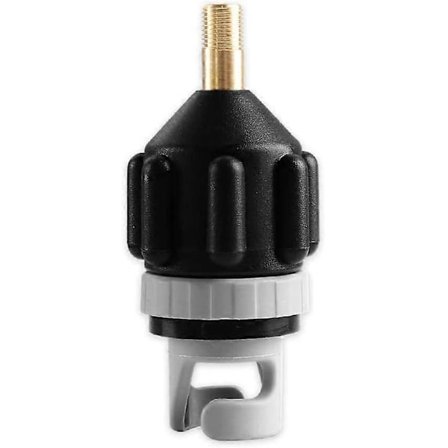 Kajakadapter, Kajakbåt Luftpump Luftventil Inflationsadapter, Standardventiladapter, Stand Up Paddle Board Nautisk Flotte SUP Pumpadapter Svart