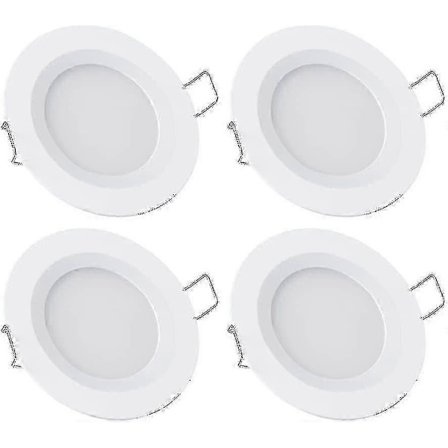 12 V himmennettävä 4X 3 W 3200 K täysalumiininen upotettu LED-kattovalaisin matkailuautoon/veneeseen