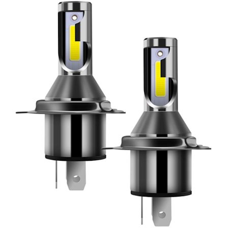 H4 LED -ajovalopolttimot 26000LM per sarja 6000K valkoinen lähi- ja kaukovaloihin Plug and Play moottoripyörään, autoon ja kuorma-autoon