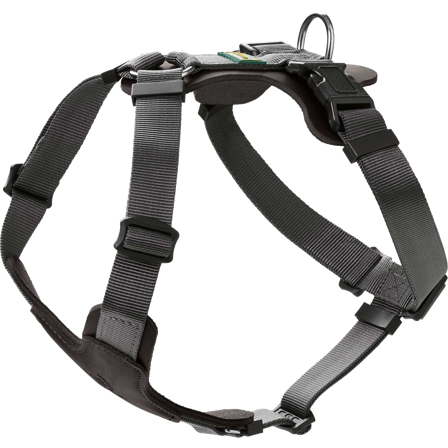 Hunter - Dog Harness Mixed Aalborg Black M Chest 56-81cm - Hund - Halsbånd - ZOO.no