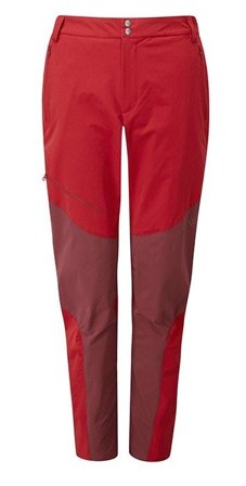 Rab W's Torque Mountain Softshell Pants Crimson/Deep Heather