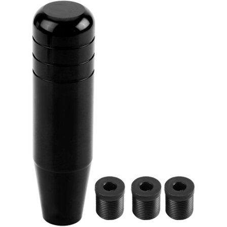 Växelspaksknopp 13 cm - Växelspaksknopp i aluminiumlegering för manuell bil, växelspak 13 cm, svart, universell