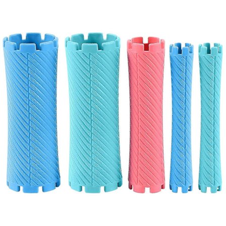 100 st/set 10 storlekar Hårrullar Kit Kall Permanent Bar Plast Locktänger Rullar Set Våg Fluffig C-yuyu