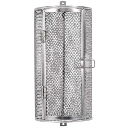 Universal Rotationsgrill i Rostfritt Stål, Grillkorg för Kaffe Bönor BBQ Grill Rostare Trumma