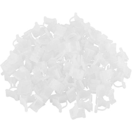 Havearbejde Podning Klemmer 100 stk Plastik Plastik Støtte Have Klemme Vine Grøntsag Tomat Frugt Træer Mini Haveværktøj