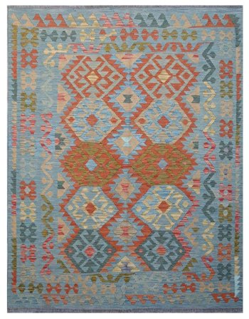 154X204 Alfombra Oriental Kilim Afghan Old Style (Lana, Afganistán)