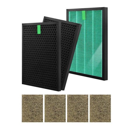 Korvaava suodatin, yhteensopiva Coway AP-1220B -ilmanpuhdistimen kanssa - HEPA- ja aktiivihiilisuodatinsarja