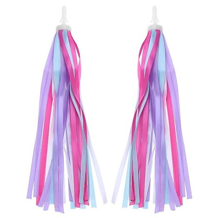 1 par barncykel tofsar band, barn scooter styre streamers cykelhandtag band baby carrier tillbehör