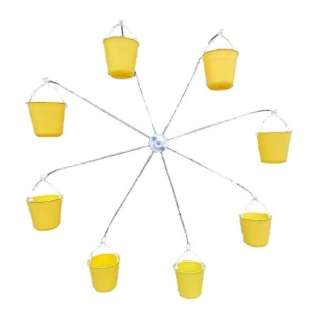 Lintukarusell Pyörivä Karuselli Leikki Linnunsyöttölaitteella