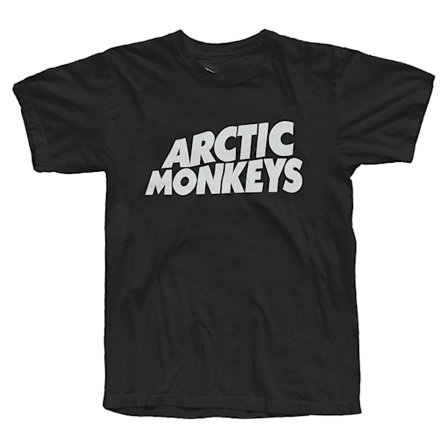 Arctic Monkeys 'CLASSIC LOGO' SVART T-SHIRT