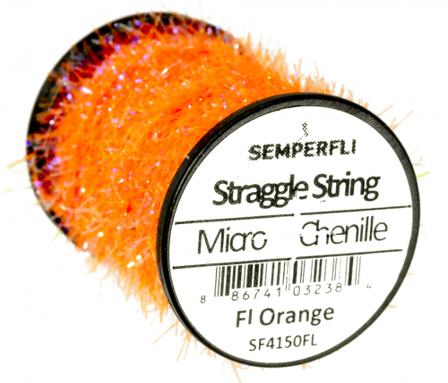 Semperfli Straggle String UV Micro Chenille - FI Orange