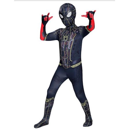 Kids Spiderman Fancy Dress Party Jumpsuit Cosplay Kostym -