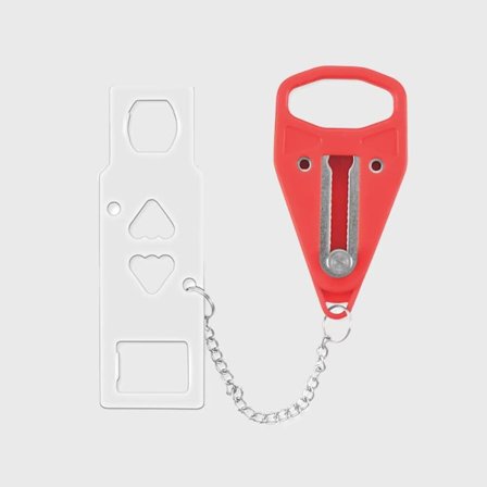 Bærbar rejselås, der forbedrer privatlivets fred og sikkerhed på hotelværelser, i lejligheder og kollegier