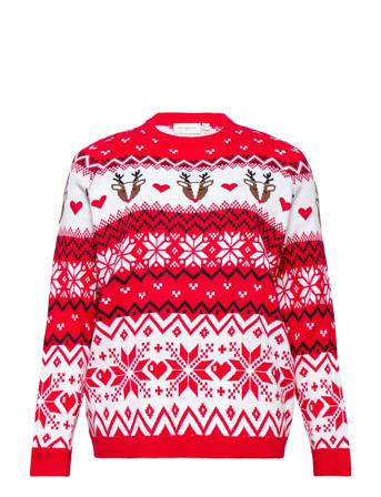 Carxmas Ls Pullover Knt Pullover Multi/mønstret ONLY Carmakoma
