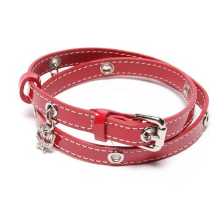 MCM Pre-owned, Pre-owned Leather belts Rood, Dames, Maat:ONE Size