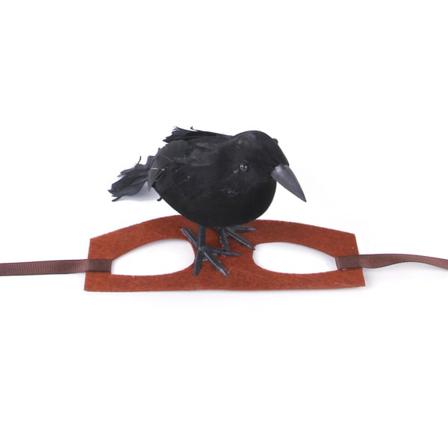 Pet Cap Halloween Raven Decor Huvudbonader För Katter Och Små Hundar