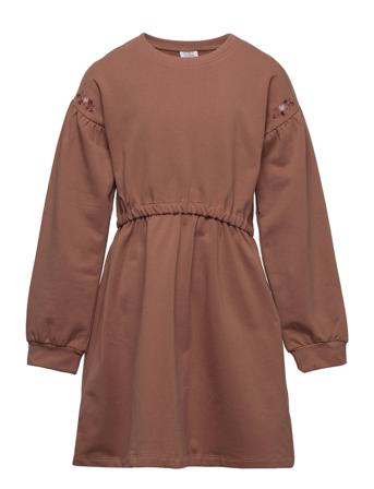 Dennie - Kjole Dresses & Skirts Dresses Casual Dresses Long-sleeved Casual Dresses Brun Hust & Claire