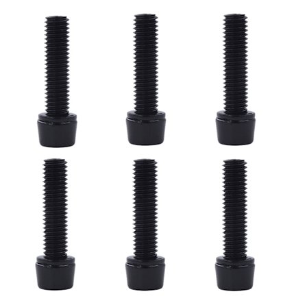 Cykelstyre Skruv Titanpläterad Färgrik Rostfritt Stål Avsmalnande Huvud Landsvägscykel Styrstam Bultar för Cykel-Styrstam Del