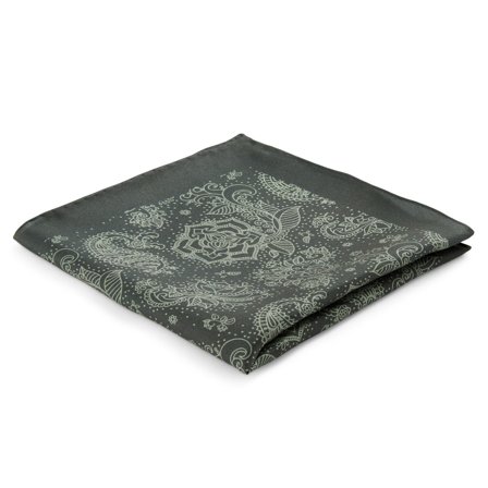 Jedwabna poszetka Bernie Boho dla mężczyzn - Wzorzyste poszetki