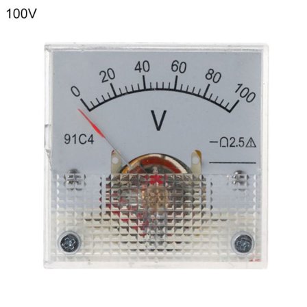DC volttimittari Analoginen paneelimittari 0-100V 0-100V