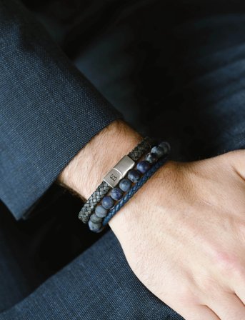 Steel & Barnett Gift Series - Triple - Blue - L 22 - 23 cm