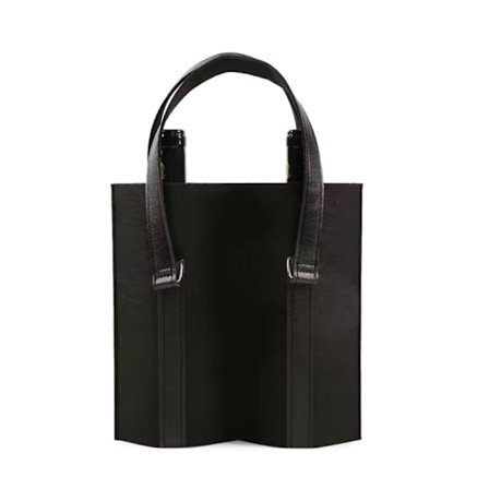 Vinförvaringspåse Filtpåse SVART DUBBLA FICKOR DUBBLA FICKOR